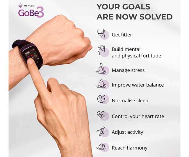 Фітнес-браслет HEALBE GoBe3 Purple